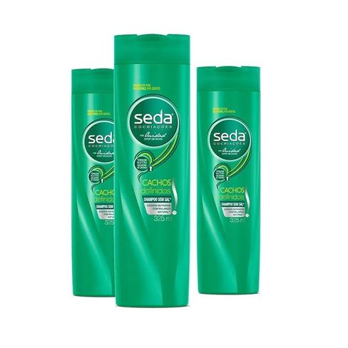 Kit Shampoo Seda Cachos Definidos 325ml - 3 Unidades