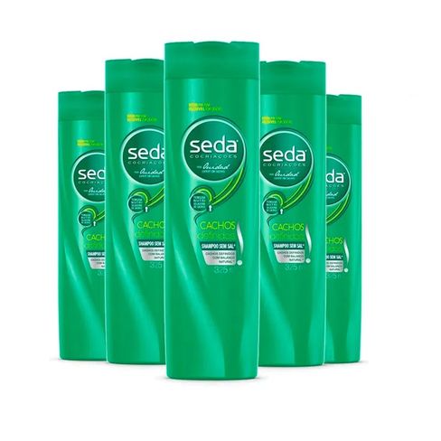 Kit Shampoo Seda Cachos Definidos 325ml - 5 Unidades