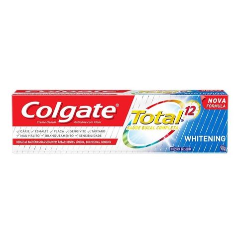 Creme Dental Colgate Total 12 Whitening Gel 90g