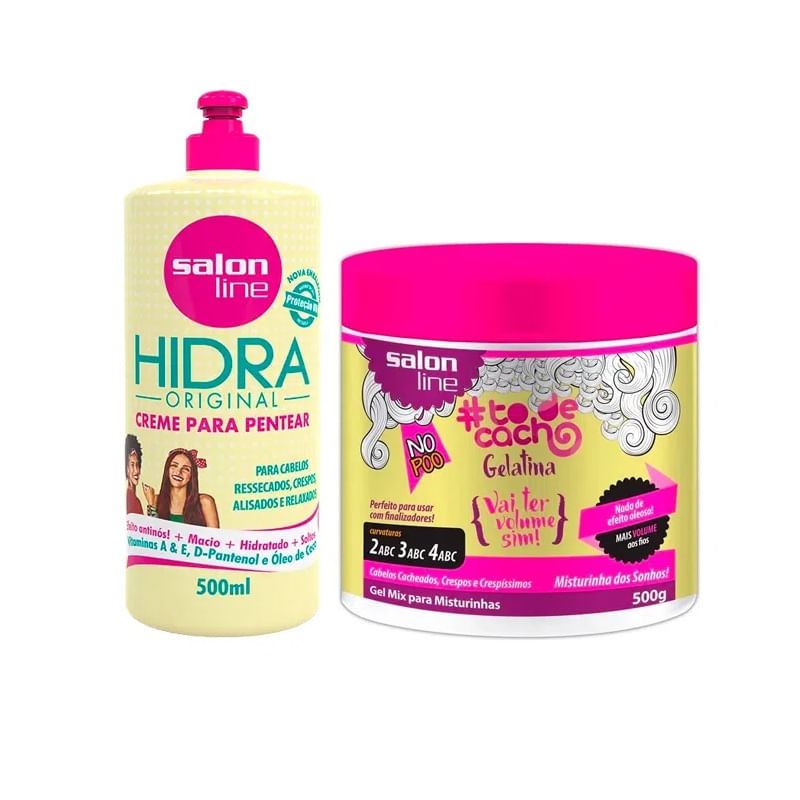 Kit Gelatina Salon Line Mix To De Cacho 500g Creme De Pentear Hidra Salon Line 500ml Lojas Rede Kit Gelatina Salon Line Mix To De Cacho 500g Creme De Pentear Hidra Salon Line 500ml Lojas Rede