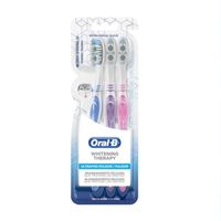 Escova Dental Oral-B Whitening Therapy Ultrafino Polidor - 3 Unidades