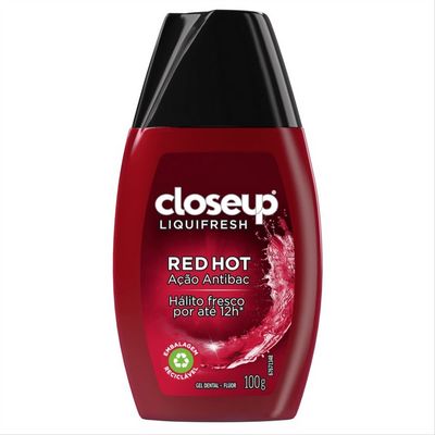 Creme Dental Em Gel Close Up Liquifresh Red Hot 100g