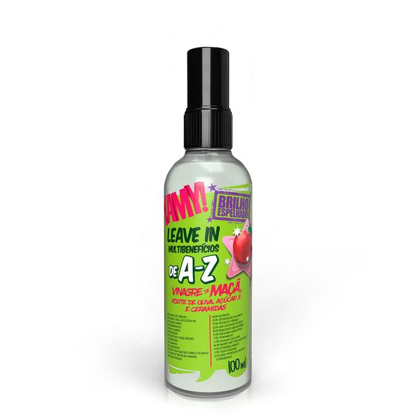 Leave-In Yamy Brilho Espelhado Multibenefícios De A-Z 100ml