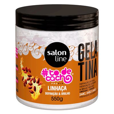 Gelatina Salon Line To De Cachos Linhaça 550g