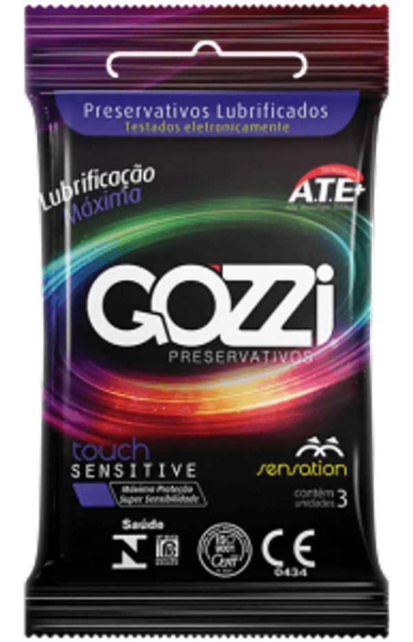 Preservativo Gozzi Ultra Sensitive Sensation Com 3 Unidades