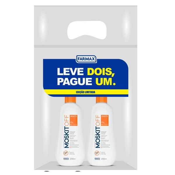 Kit Repelente Loção Moskitoff Spray 200ml