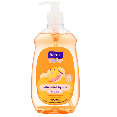 Sabonete Liquido Infantil Baruel Baby Com Glicerina 400ml