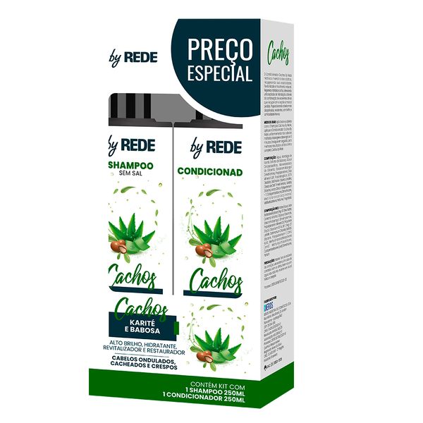 Kit Shampoo + Condicionador By Rede Cachos 250ml