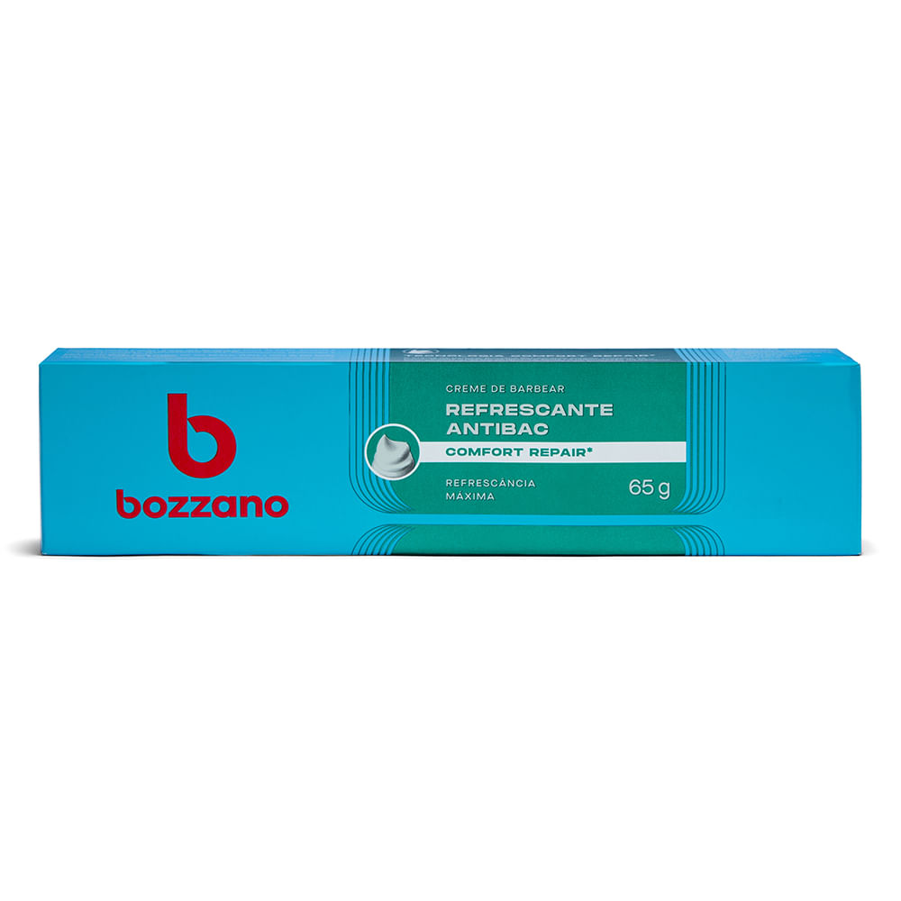Creme De Barbear Bozzano Refrescante Antibac 65g