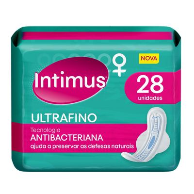 Absorvente Ultrafino Intimus Antibacteriano - 28 Unidades