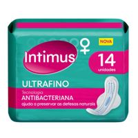 Absorvente Ultrafino Intimus Antibacteriano - 14 Unidades