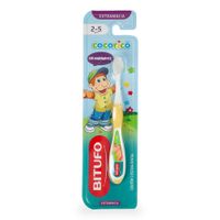 Escova Dental Infantil Bitufo Cocoricó Grandinhos Ultramacia para 2 a 5 anos
