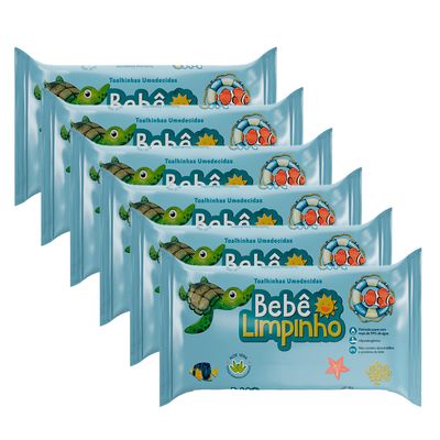 Kit Toalha Umedecida Bebê Limpinho - 840 Unidades