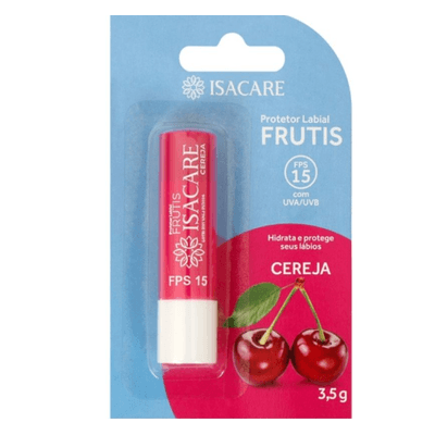 Protetor Labial Isacare Frutis Cereja 3,5g