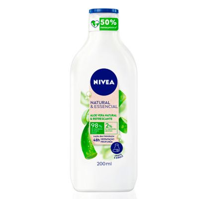 Creme Hidratante Corporal Nivea Natural & Essencial Aloe Vera Natural 200ml