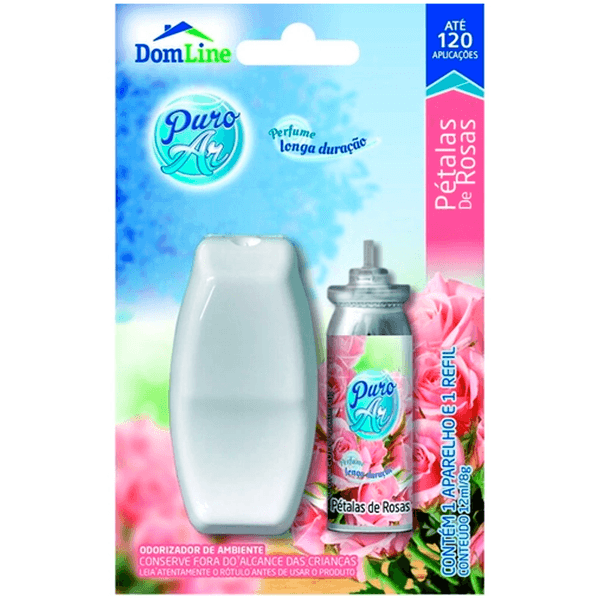 Odorizador Puro Ar Pétalas De Rosas Aplicador + Refil
