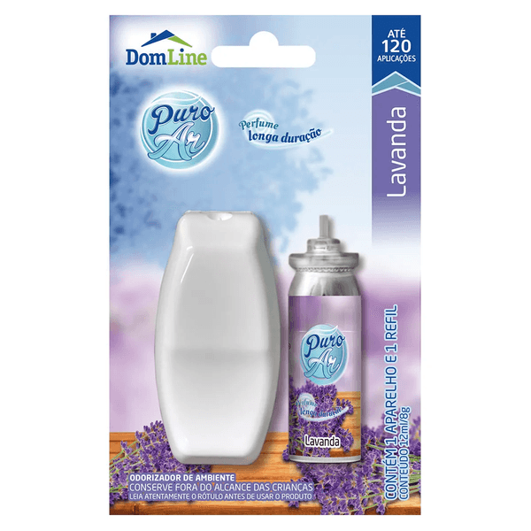 Odorizador Puro Ar Lavanda Aplicador + Refil