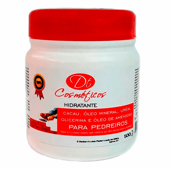 Creme Hidratante Para Pés De Pedreiro DT Cosméticos 500g