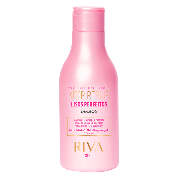 Shampoo Riva Profissional Keep Repair Lisos Perfeitos 300ml