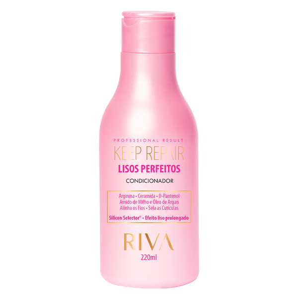 Condicionador Profissional Riva Keep Repair Lisos Perfeitos 220ml