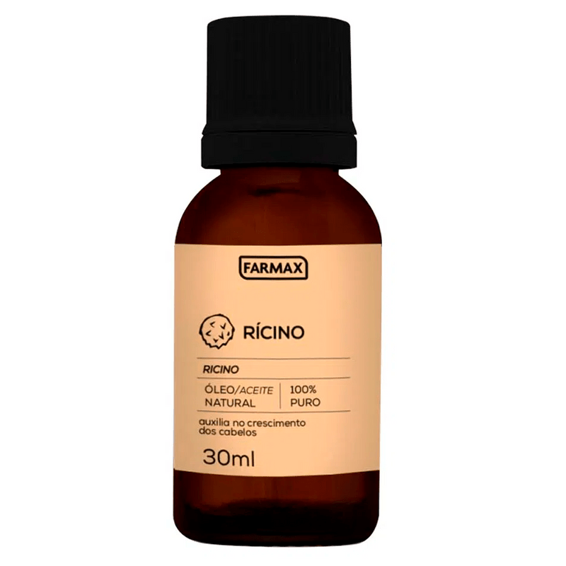 Óleo Capilar Farmax Rícino Puro 30ml