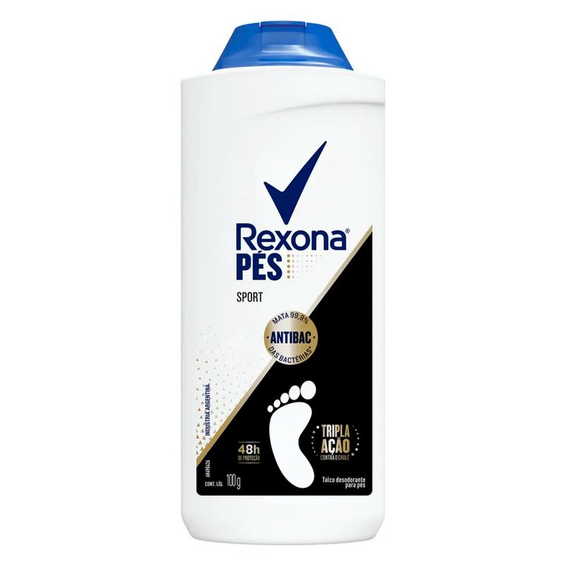 Desodorante Talco Rexona Para os Pés Sport 100g