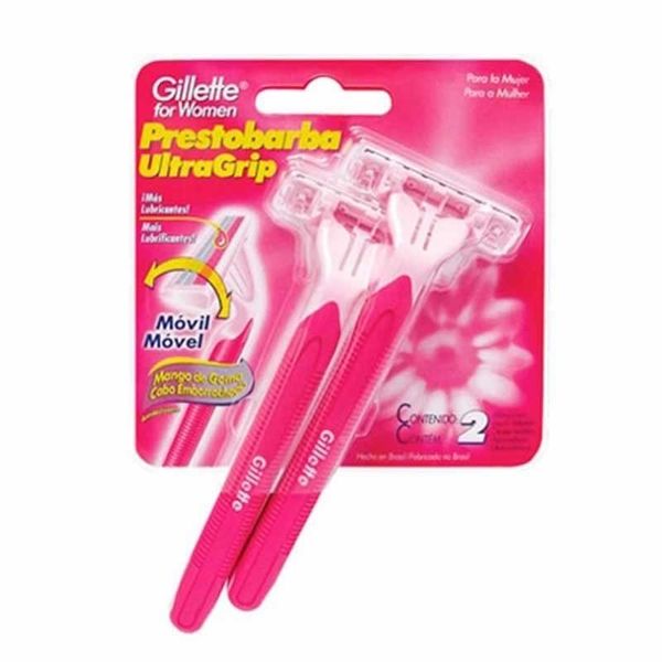Aparelho Prestobarba Ultra Grip Feminino Com 2 Unidades