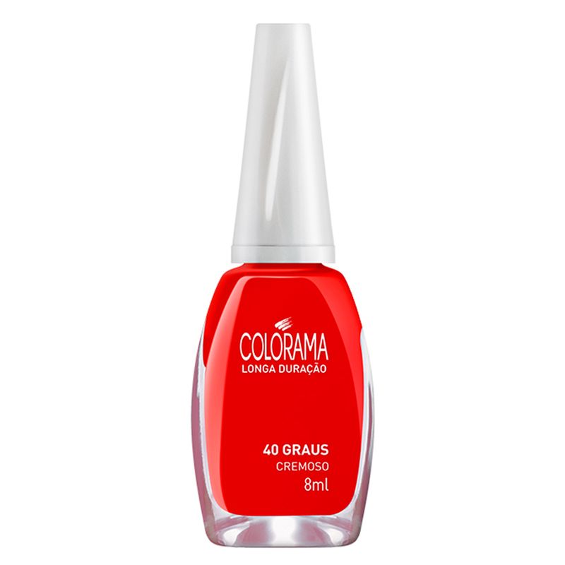 Esmalte Colorama Cremoso Verniz & Cor 40 Graus