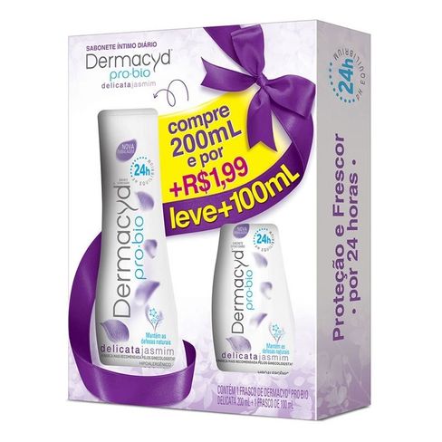 Sabonete Líquido Íntimo Dermacyd Delicata 200ml + 1,99 Leve 100ml
