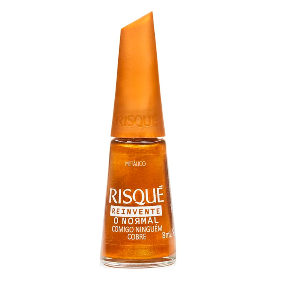 Esmalte Risqué Reinvente Comigo Ninguém Cobre