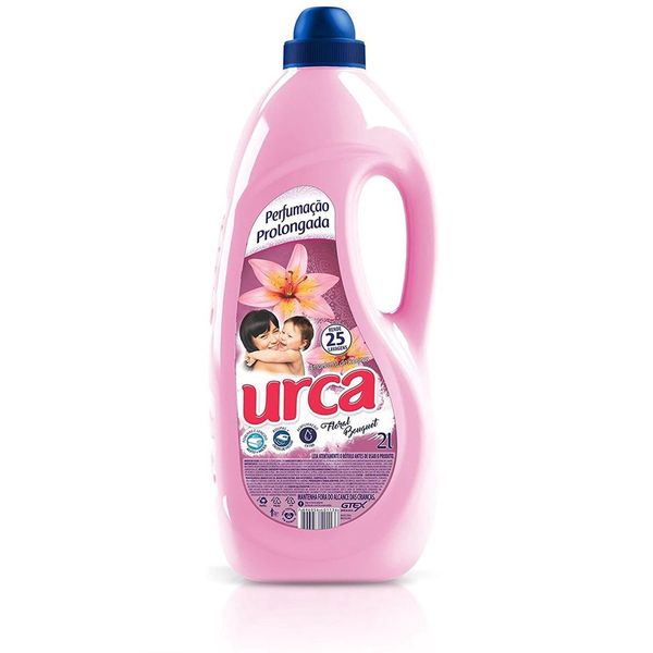 Amaciante De Roupa Urca Floral Rosa 2L