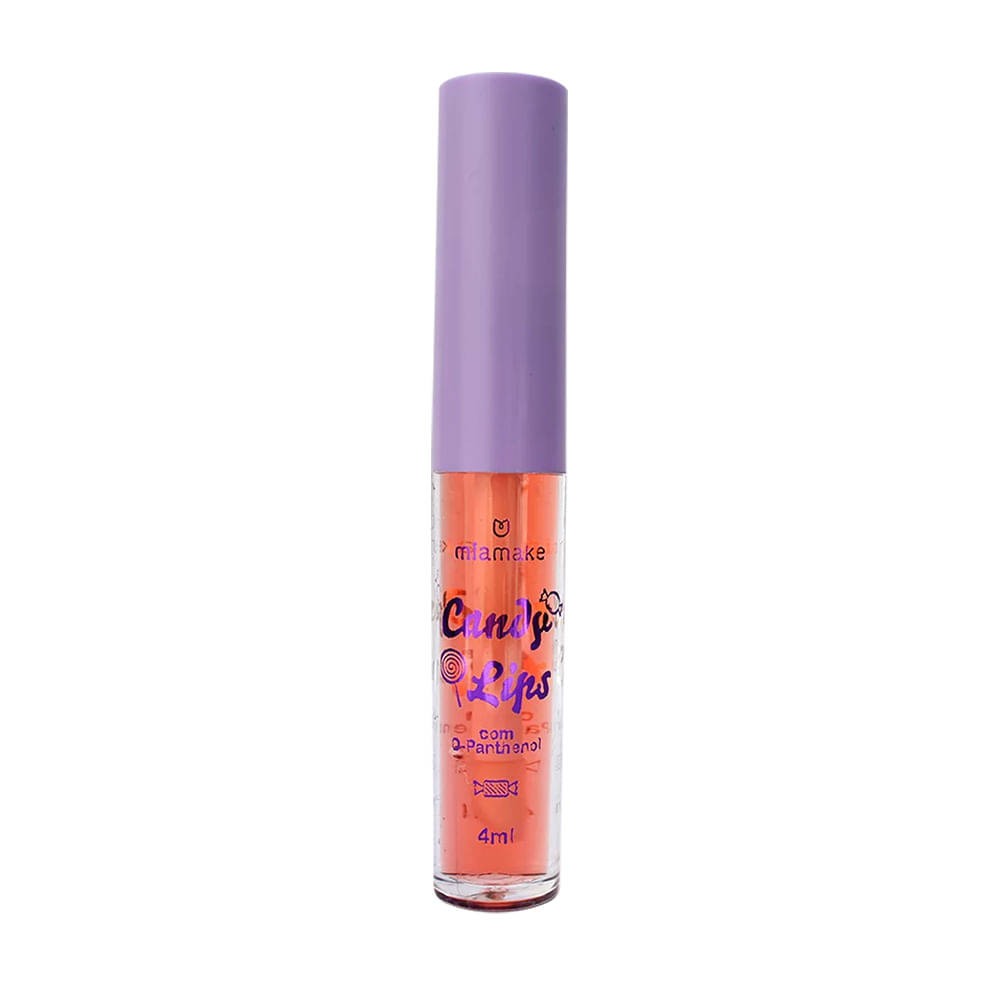 Candy Lips Pêssego Translúcido - Gloss Labial 4ml
