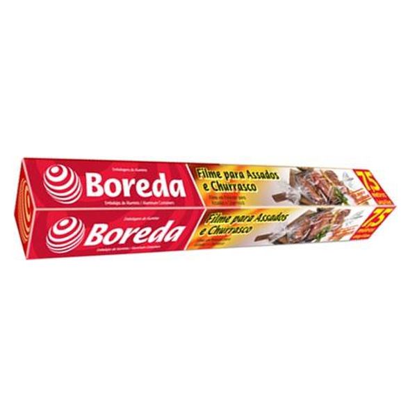 Filme Pvc Boreda Para Assados E Churrasco 0,45 X 7,5M