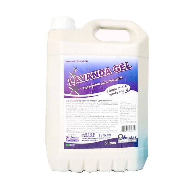 Detergente Em Gel Facilimp Lavanda 5L