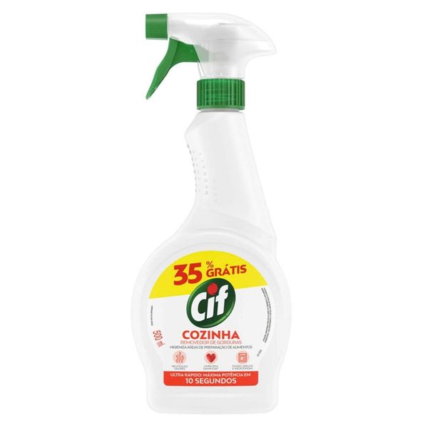 Limpador Desengordurante Cif Ultra Rápido 500ml Preço Especial