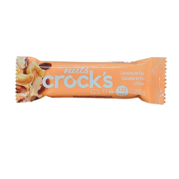 Barra Cereal Crocks Club Nuts Tradicional 25g