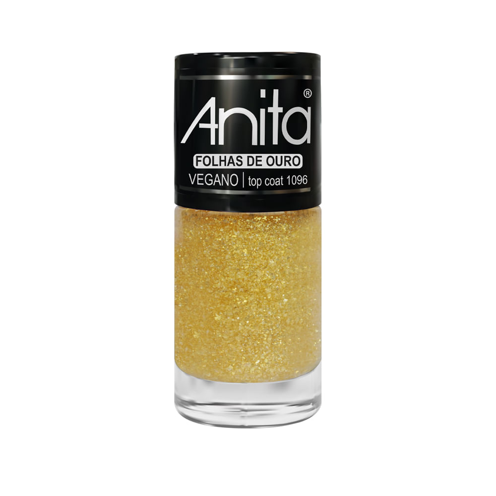 Anita Liquido Cremoso Gliter N1096 Folha De Ouro Vegano 10 Ml X 1