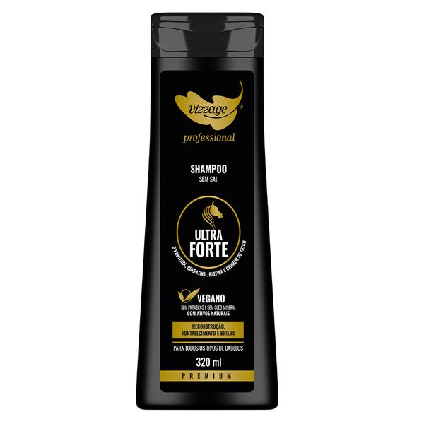 Shampoo Vizzage Vegano Ultra Forte 320ml