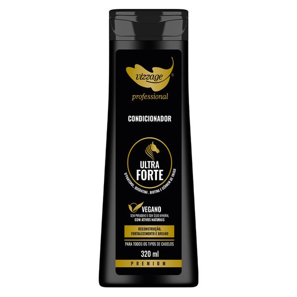 Condicionador Vizzage Vegano Ultra Forte 320ml