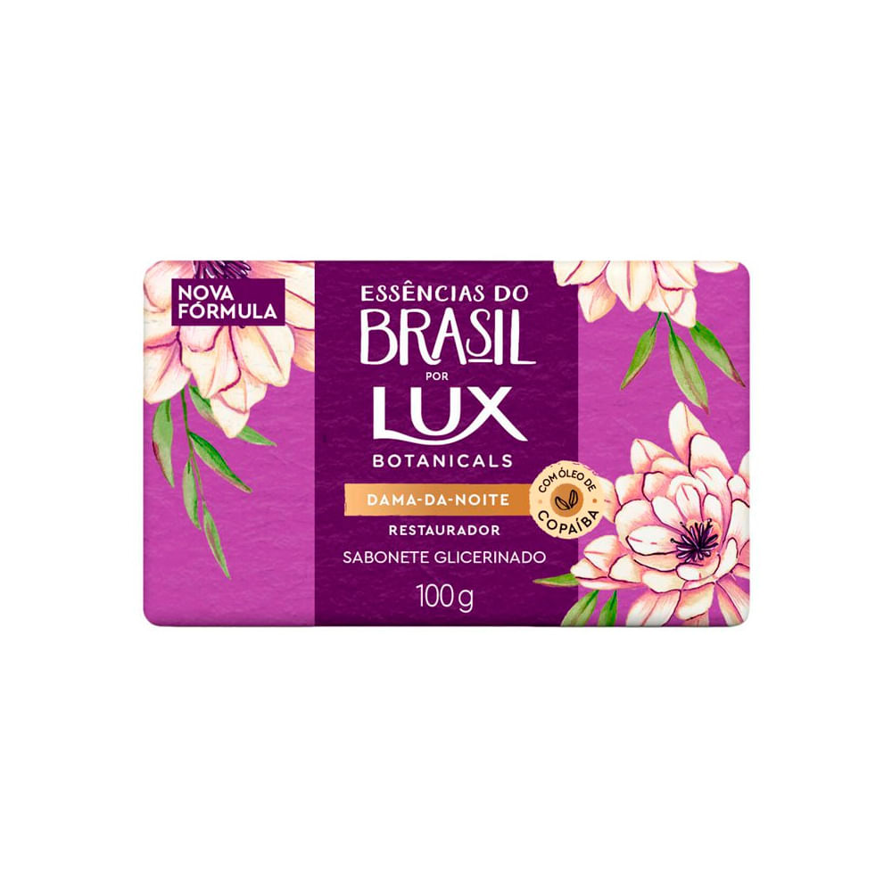 Lux Botanicals Sabonete Barra Glicerinado Essencias Do Brasil Dama Da Noite 100 G X 1