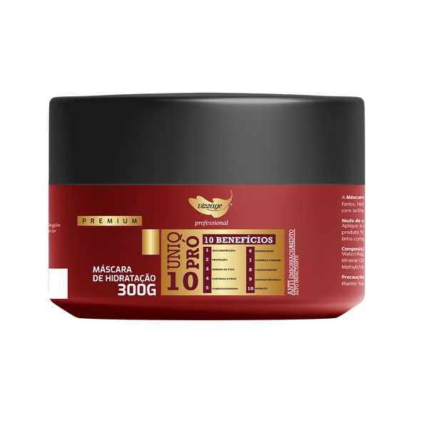 Creme De Tratamento Regular Vizzage Uniq Pro 10 300g