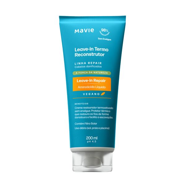 Leave-In Mavie Vegano Repair Termo Reconstrutor 200ml