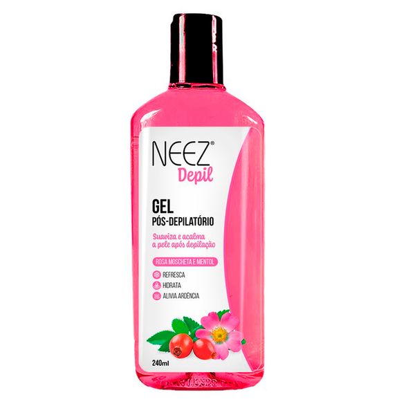 Gel Pós Depilação Neez Rosa Mosqueta e Mentol 240g