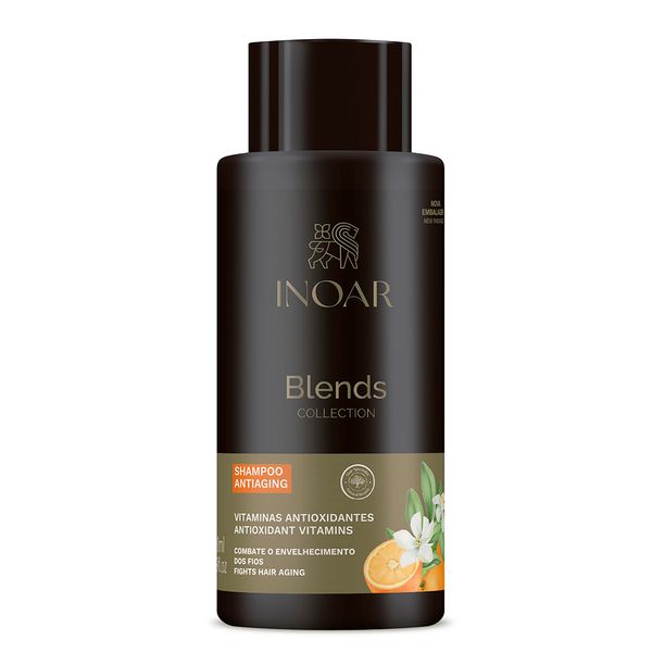 Shampoo De Tratamento Inoar Blends Vitaminas Antioxidantes 500ml