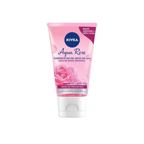 Sabonete Em Gel Facial Micelar Nivea Aqua Rose 150ml