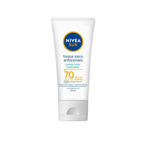 Protetor Solar Facial Sun Toque Seco Fps70 Nivea 40ml