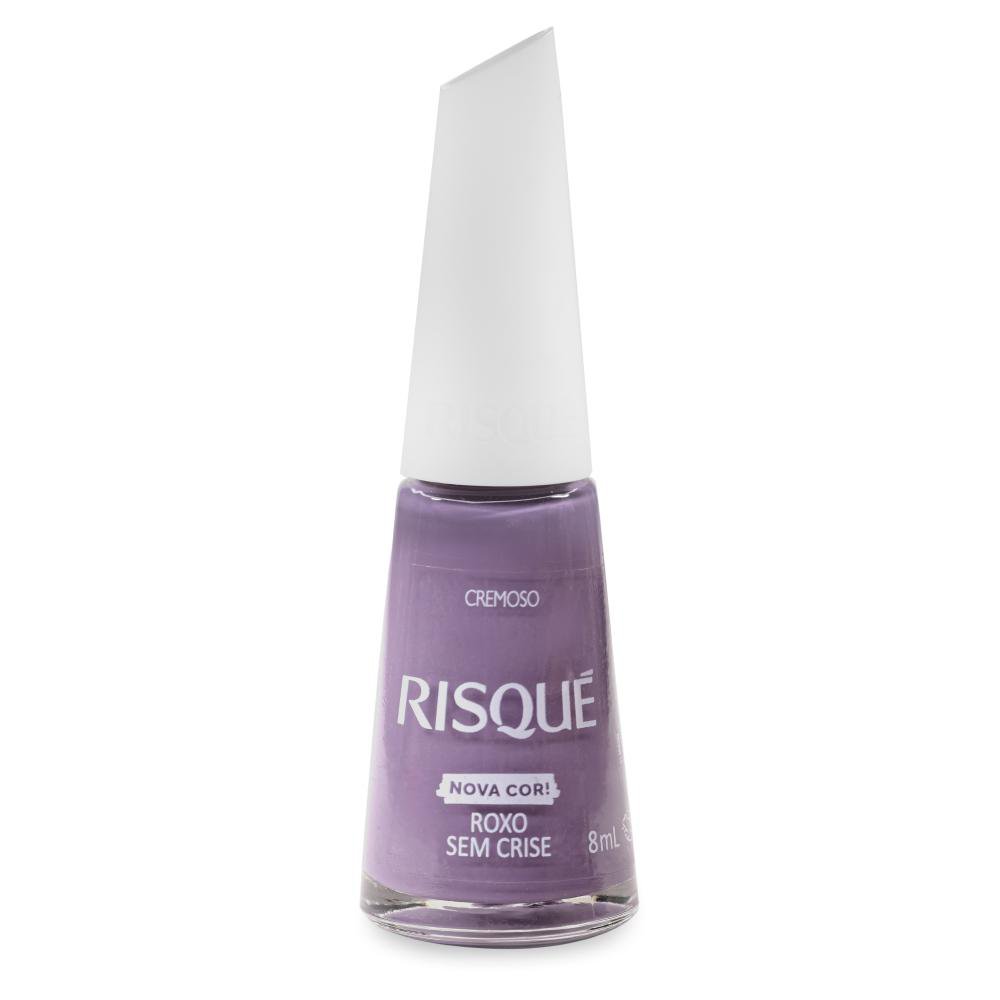 Esmalte Risqué Cremoso Roxo Sem Crise 8ml
