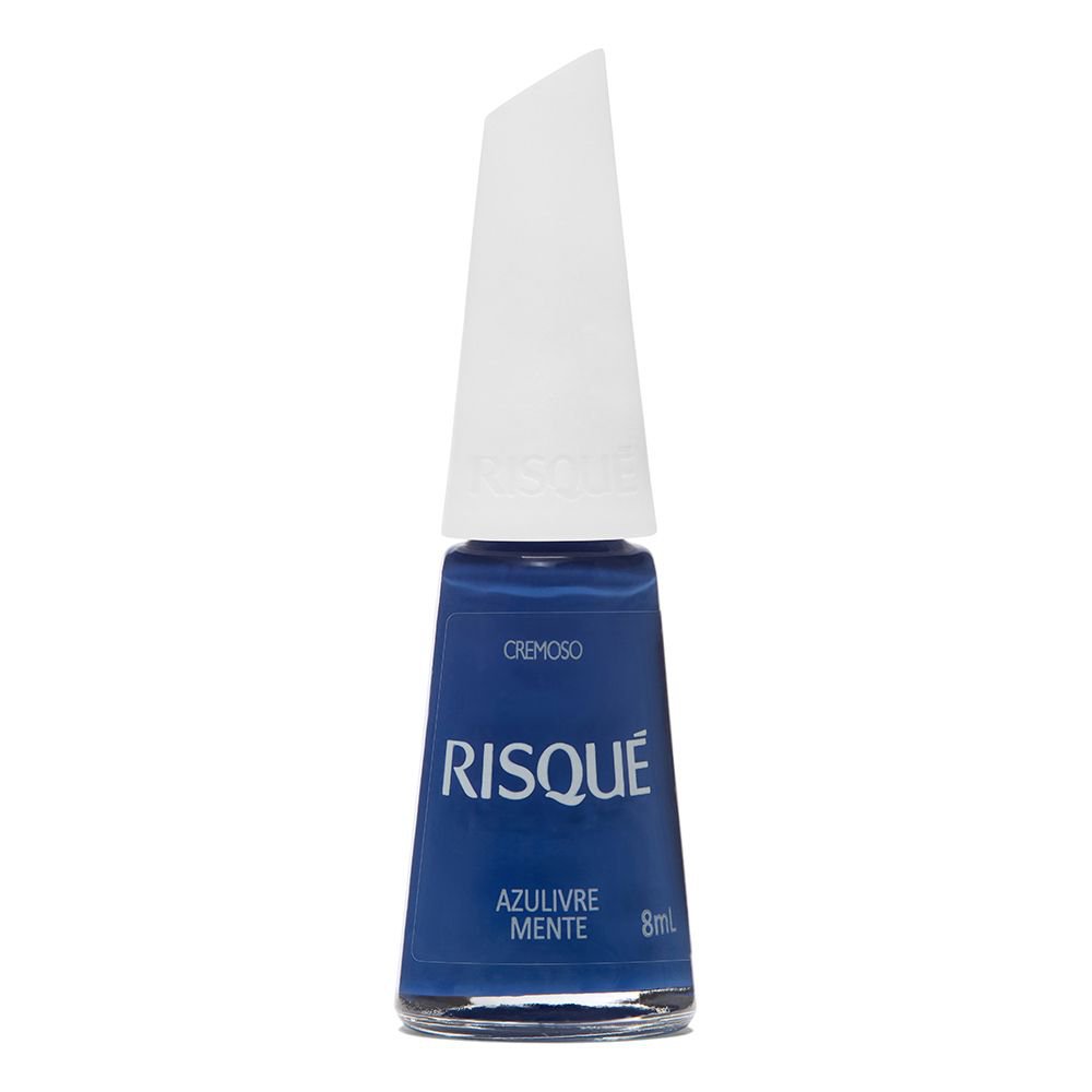 Esmalte Risqué Coloridos Cremoso Azulivre Mente 8ml