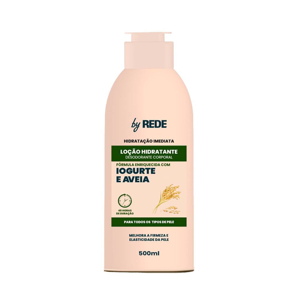 Loção Hidratante By Rede Iougurte E Aveia 500ml