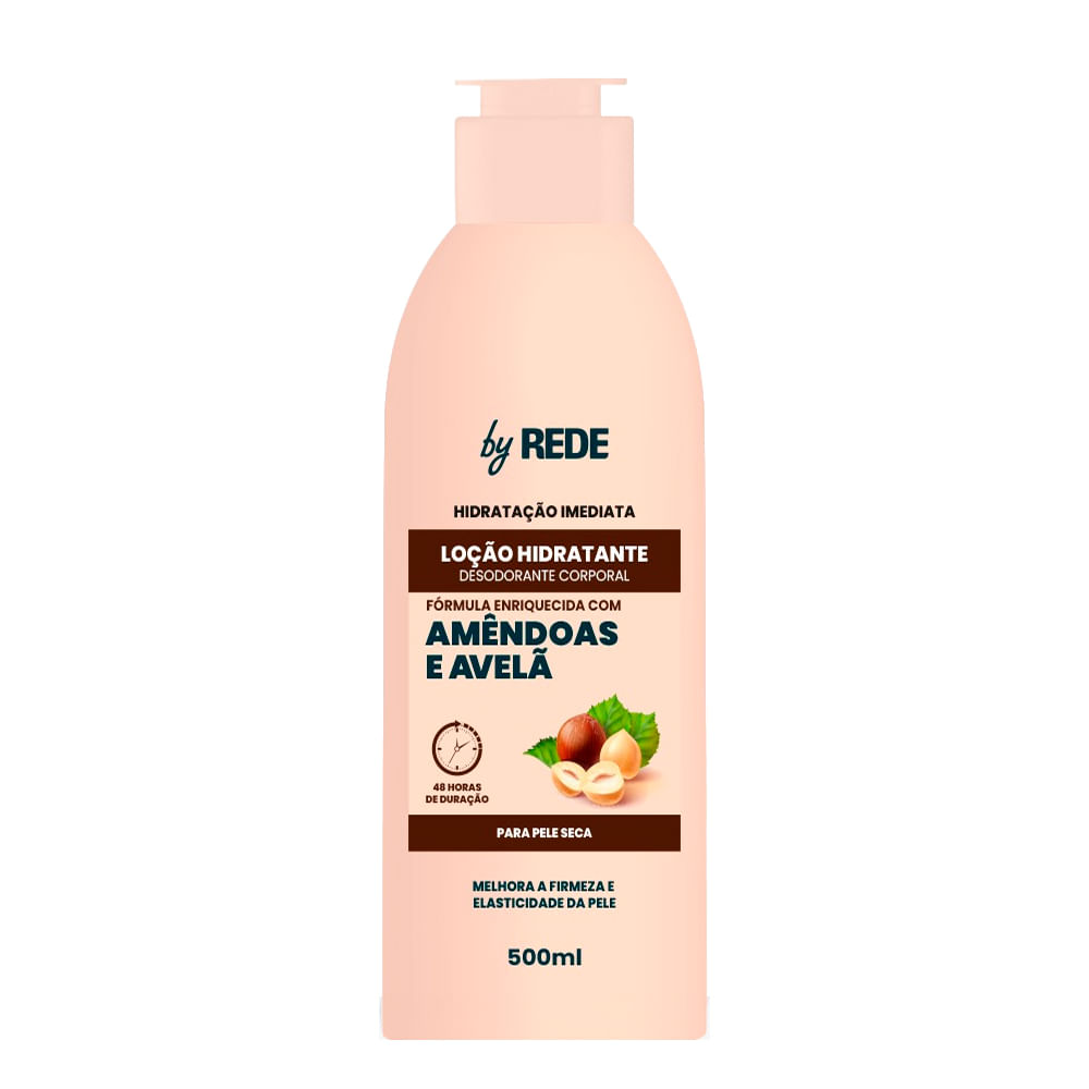 Loção Hidratante By Rede Amêndoas E Avelã 500ml